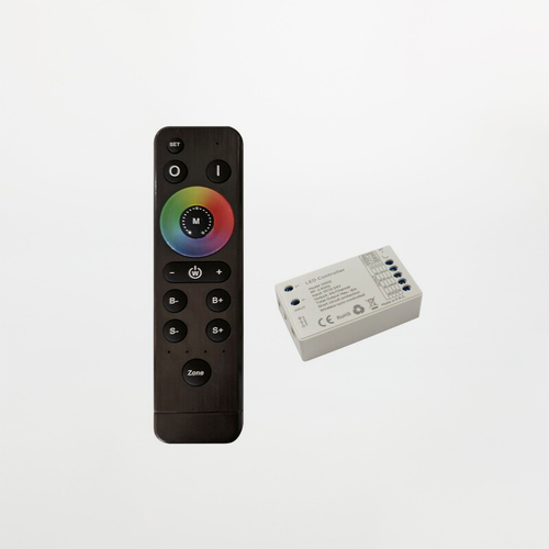 Controller per Strisce LED RGB · Con Telecomando · Touch-Pad · Cambio Colore Continuo