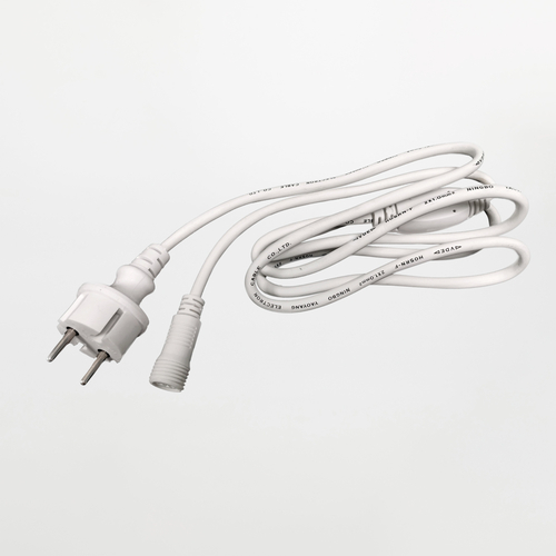 Cavo di Alimentazione Bianco · Per Mini Cascate LED · Lunghezza 2 metri