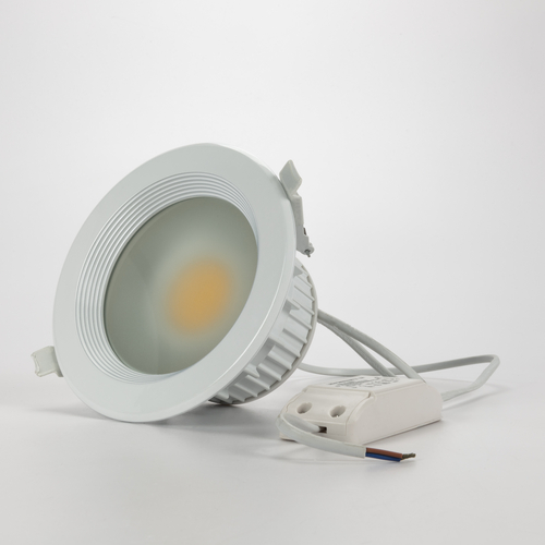 Faretto da incasso LED 10W · Per Controsoffitto · Bianco Caldo 3.000°K