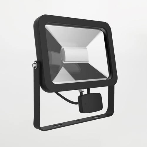 Proiettore LED 30W · Nero · Con Sensore di Presenza · Ultra Piatto · Luce  Bianca - Fari LED e Proiettori - Illuminazione