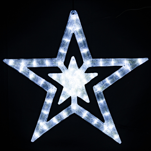 Stella filante luminosa con stella - Vegaooparty