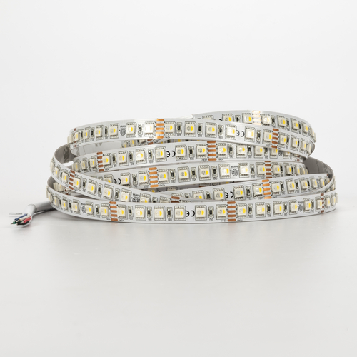 Striscia LED · RGB + Bianco Diurno · Da Interno · Bobina 5m · 24V · Dimmerabile