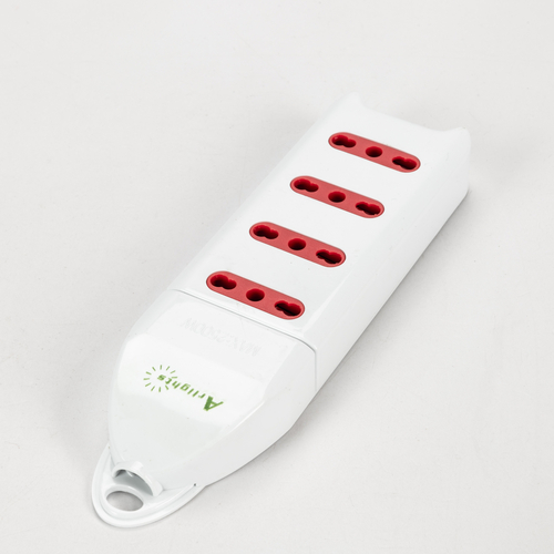 Multipresa Serie Fast · 4 Prese · Senza Cavo di Alimentazione · Colore Bianco