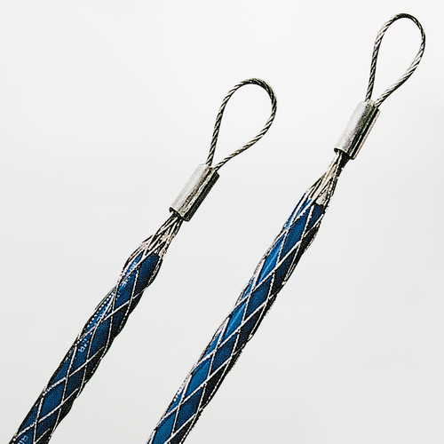 Calze Tiracavi in Acciaio Zincato · Per Cavi Ø 40-50 mm · Con Asola e N°1 Occhiello