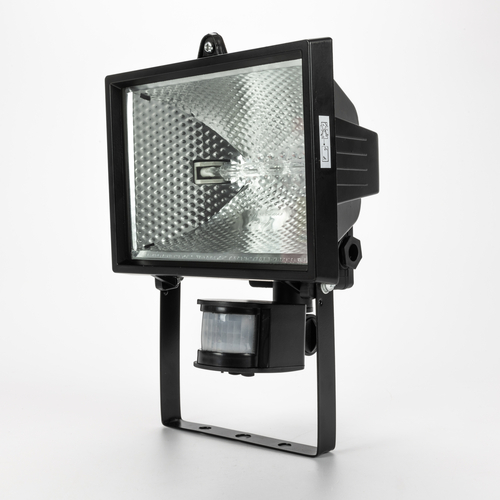 Proiettore Ecoalogeno · Con Rilevatore di Presenza · Alluminio Pressofuso · 180° · Copertura 12m