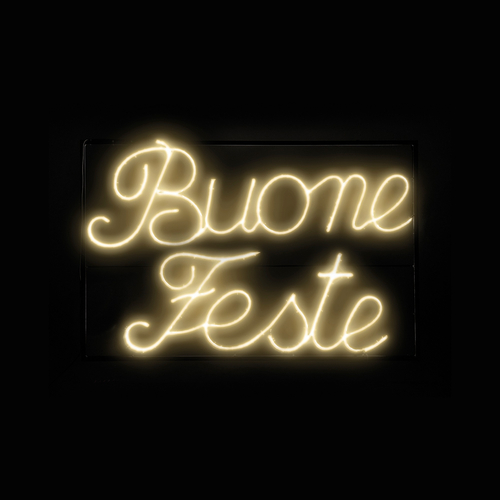 Decorazione Luminosa LED · Scritta Buone Feste · Decorazione Stradale · Orizzontale o Verticale