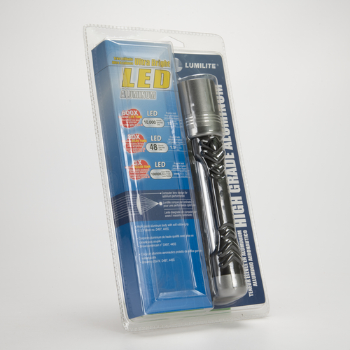 Torcia LED · Corpo in alluminio aeronautico · Ultra luminoso