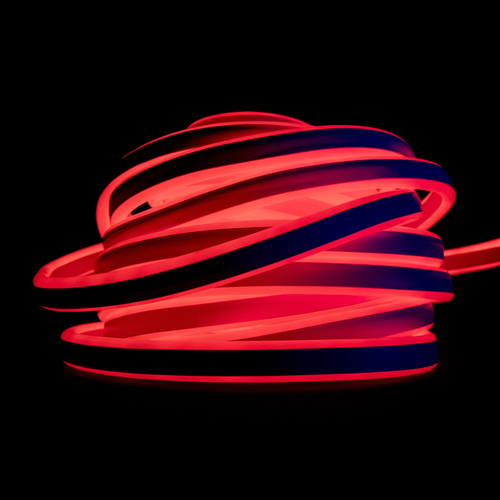 Tubo Luminoso LED · Biemissione · Bobina da 25 Metri · Colore Rosso · IANUS