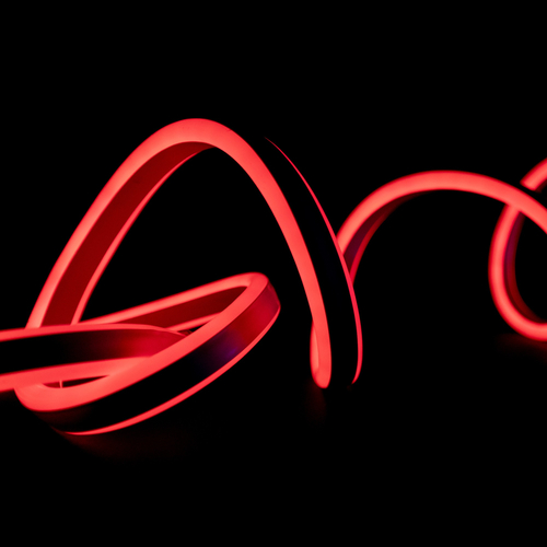 Tubo Luminoso LED · Biemissione · Bobina da 25 Metri · Colore Rosso · IANUS