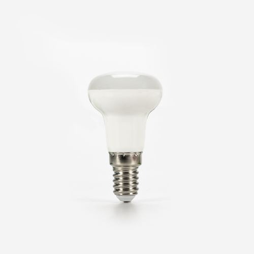 Lampadina LED 4W · Refled · Attacco E14 · IP20 · Bianco Caldo 3.000°K · Forma a Calice Allargato