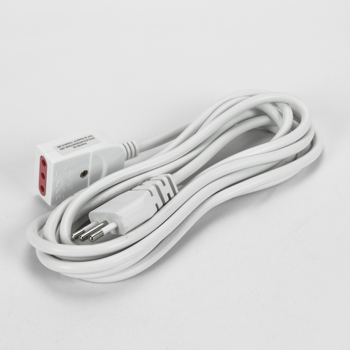 Prolunga Lineare · 3 metri · Spina e Presa 10A · Colore Bianco · Carico Max 2000W
