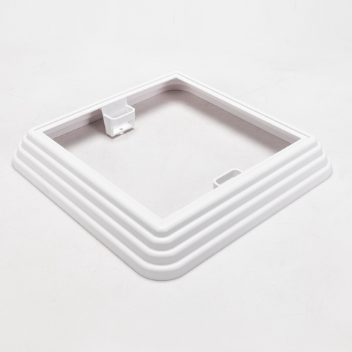 Cornice Quadrata · In Policarbonato · Colore Bianco · Per Pannello LED Ultrasottile 18W