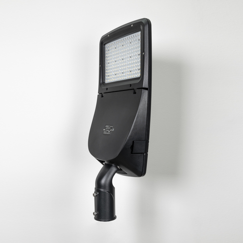 Armatura stradale LED 240W · Uso Stradale con Tre Corsie · Ottica Asimmetrica