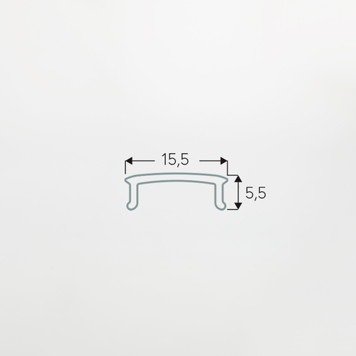 Diffusore Opale L=2m · Per Profili PA.282