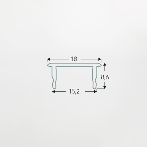 Diffusore Alettato Satinato · 2m