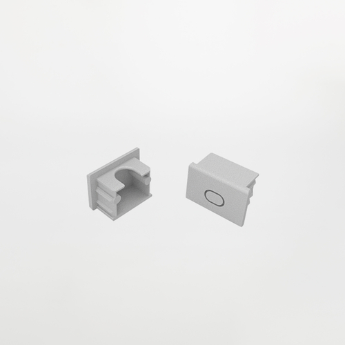 Set 2 tappi in plastica per profilo alto per superficie PA.310