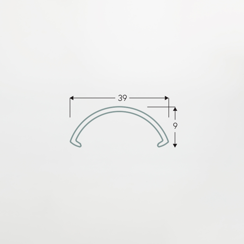 Diffusore Opale L=2m · Per Profili PA.289