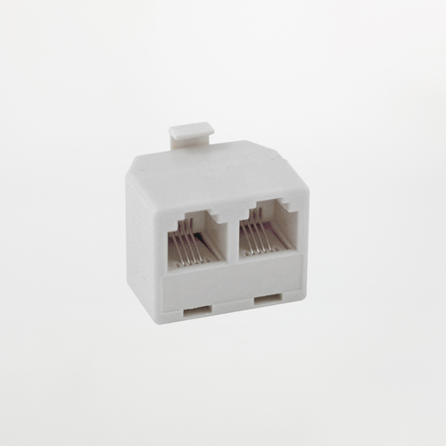 Adattatore telefonico 1 spina a 2 prese