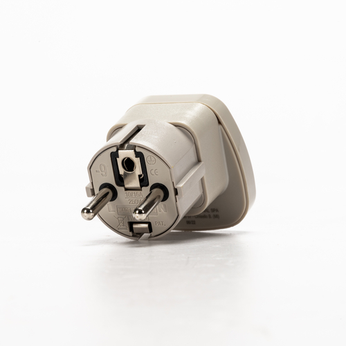 Adattatore universale · per prese Schuko · Tedesche · Francobelga 