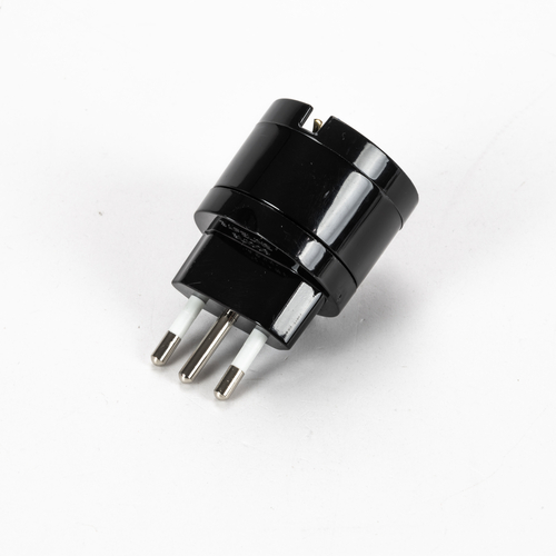 Adattatore Schuko · 10A · Colore Nero