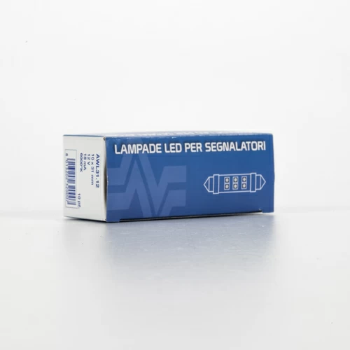 Lampada Siluro LED · 12V · N°4 LED Luce Bianca Fredda · Ø 10 x 31 mm -  Lampade per segnalazione - Illuminazione