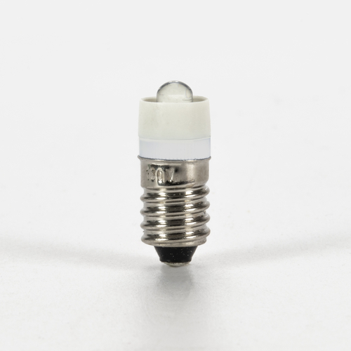 Lampada LED per Segnalazione · 220-240V · Attacco E10 · Bianco · T10x25