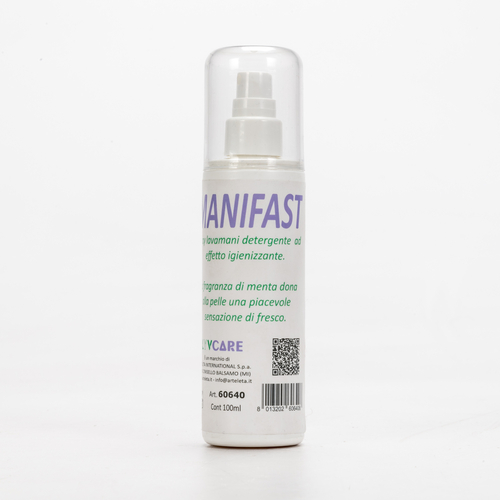 Spray Detergente Mani · Igienizzante · Fragranza menta · 100ML