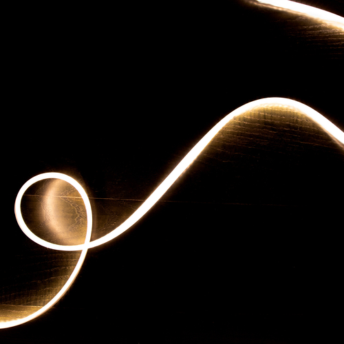 Striscia LED QUASAR · Flicker Free · Senza sfarfallio · Bobina da 50 metri · Bianco Caldo · 15W