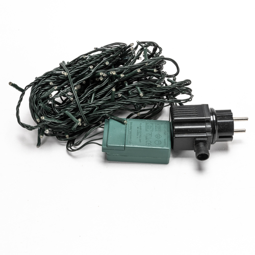 Luci di Natale · Luci Pazze LED · 120 LED Blu · Per Interno e Esterno · Cavo Verde · 13 m