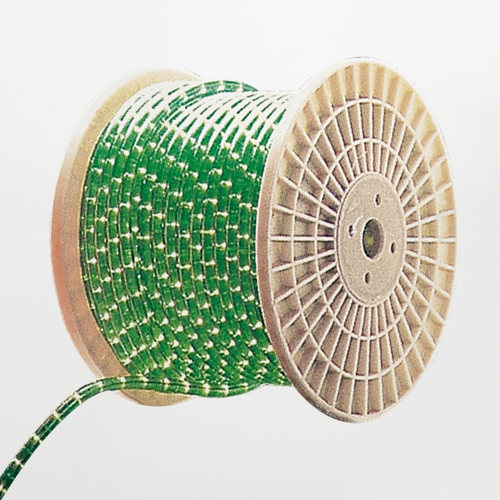 Tubo Luminoso a Filamento · 3 Fili Ø 13 mm · ROLLflex® · Da Esterno · Verde · Bobina 44 m