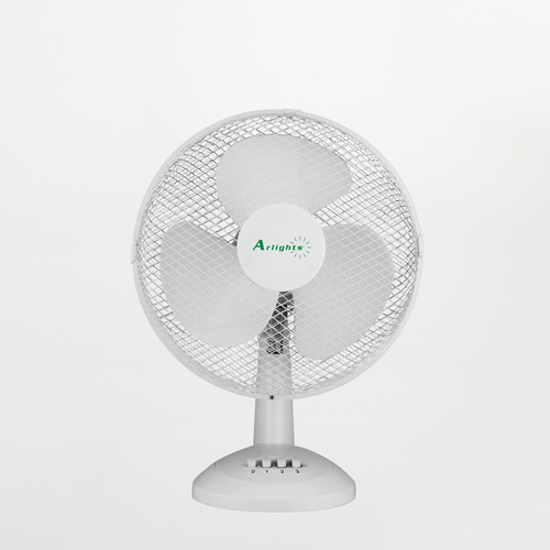 Ventilatore da Tavolo · Pale da 30 cm · Oscillazione Laterale Automatica · Con 3 velocità selezionabili